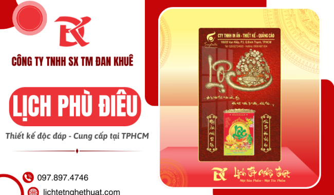 Lịch Phù Điêu TPHCM độc đáo - Sản phẩm nghệ thuật và quà tặng ý nghĩa