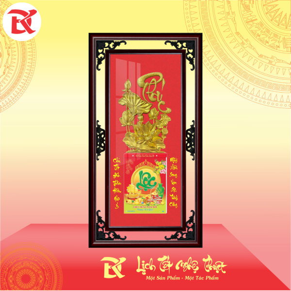 Lịch Thư Pháp và Hoa Sen