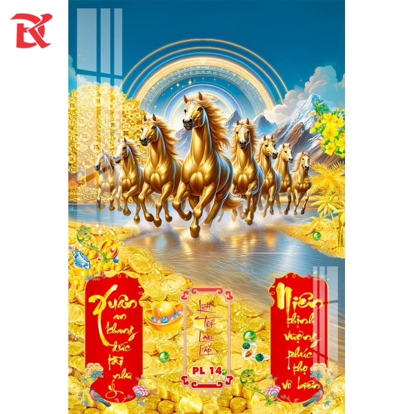 Lịch gỗ Mã Đáo Thành Công